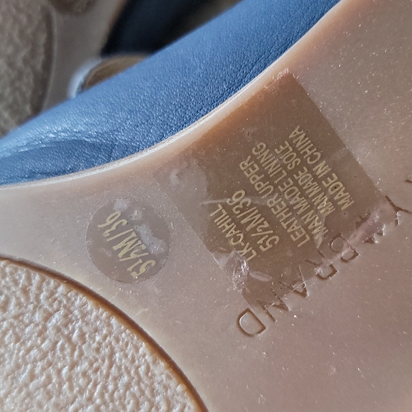 Lucky brand navy loafers 5.5m - Picture 8 of 9